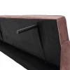 3 seater sofa-bed Success pakoworld velvet rotten apple 190x80x84 cm