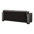 3-seater sofabed Vox pakoworld with storage space anthracite fabric 210x84x83cm