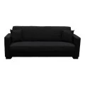 Vox Sofa bed pakoworld three seater with storage space anthracite fabric 210x84x83cm