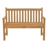 Καναπές Nat pakoworld teak ξύλο σε φυσική απόχρωση 120x57x96εκ