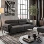 3-seater sofa Anbola pakoworld anthracite fabric 213x87x80cm