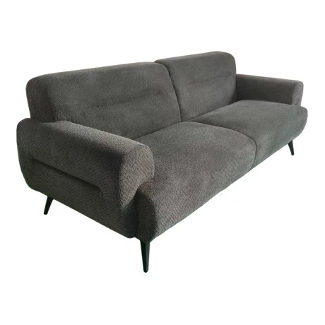 3-seater sofa Anbola pakoworld anthracite fabric 213x87x80cm