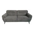 3-seater sofa Anbola pakoworld anthracite fabric 213x87x80cm