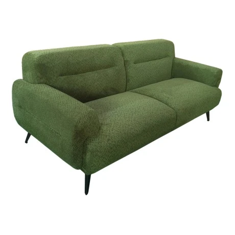 3-seater sofa Anbola pakoworld green  fabric 213x87x80cm