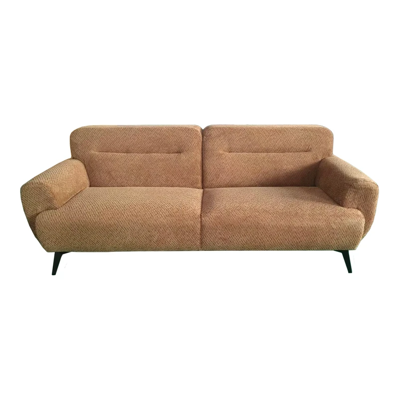3-seater sofa Anbola pakoworld tan brown fabric 213x87x80cm