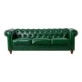 Kαναπές τριθέσιος τ. Chesterfield pakoworld pu κυπαρισσί 203x84x67εκ