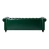 Kαναπές τριθέσιος τ. Chesterfield pakoworld pu κυπαρισσί 203x84x67εκ