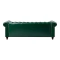 Kαναπές τριθέσιος τ. Chesterfield pakoworld pu κυπαρισσί 203x84x67εκ