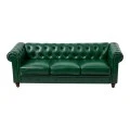 Kαναπές τριθέσιος τ. Chesterfield pakoworld pu κυπαρισσί 203x84x67εκ