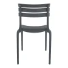 Καρέκλα Almea pakoworld στοιβαζόμενη pp ανθρακί 42.5x55.5x82εκ