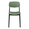 Stackable Berdian pakoworld pp chair in olive green color 38x49x79cm