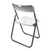 Folding chair Edison pakoworld white 38x49x73cm