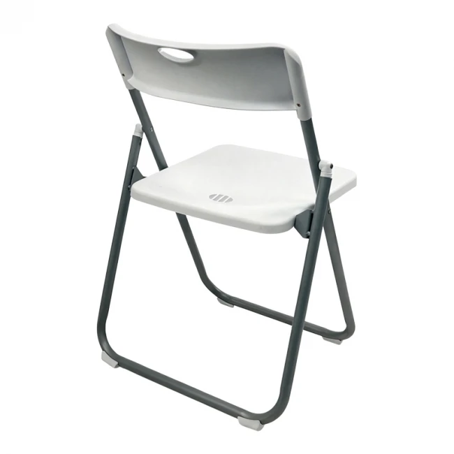 Folding chair Edison pakoworld white 38x49x73cm