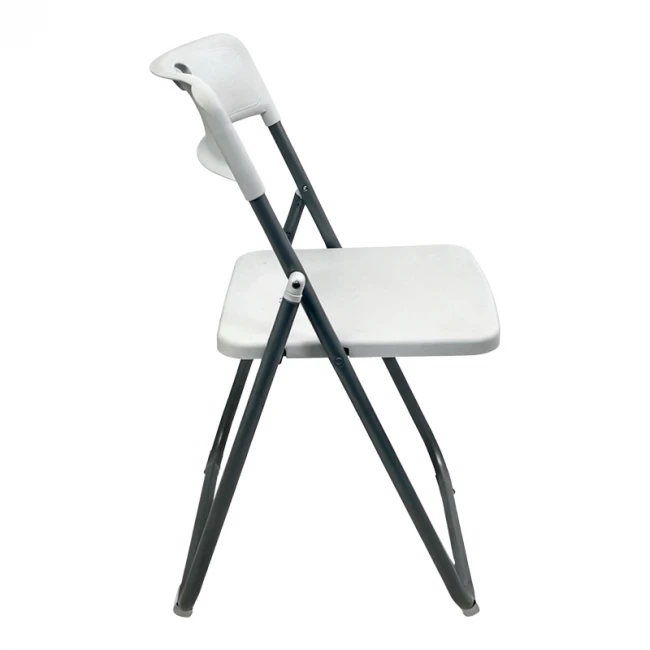 Folding chair Edison pakoworld white 38x49x73cm