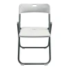 Folding chair Edison pakoworld white 38x49x73cm