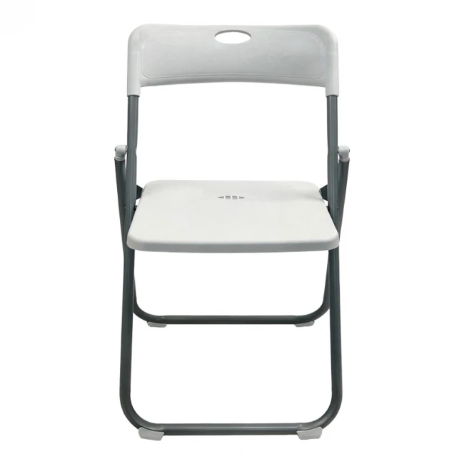 Folding chair Edison pakoworld white 38x49x73cm
