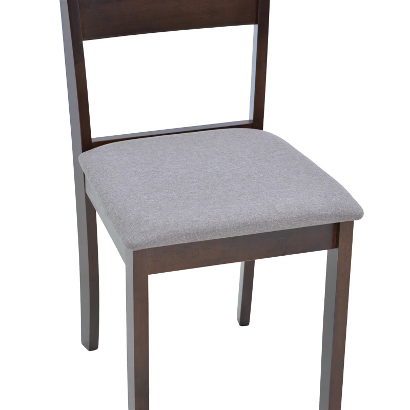 Καρέκλα Dallan  pakoworld σε καρυδί απόχρωση 40x47.5x89εκ