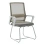Palma pakoworld white visitor chair mesh grey 46x52x94cm