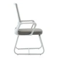 Palma pakoworld white visitor chair mesh grey 46x52x94cm
