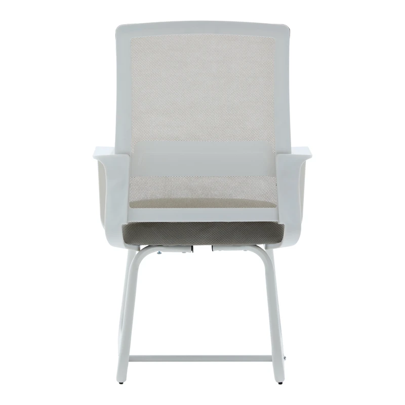 Palma pakoworld white visitor chair mesh grey 46x52x94cm