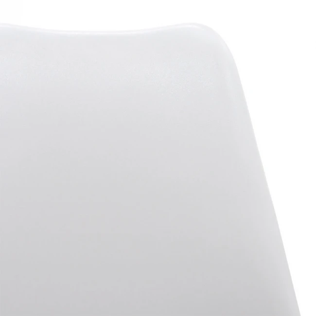 Chair Gaston pakoworld PP with PU color white - oak