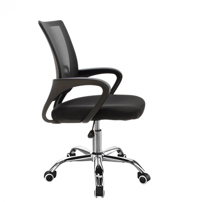 Berto II pakoworld office chair recline with mesh fabric in black shade 60x48x85-95cm