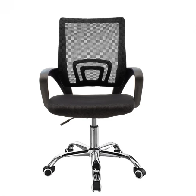 Berto II pakoworld office chair recline with mesh fabric in black shade 60x48x85-95cm