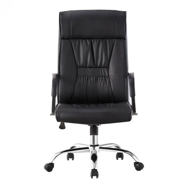 Καρέκλα γραφείου διευθυντή Biani pakoworld pu μαύρο 56x70x107-115εκ