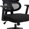 Καρέκλα γραφείου διευθυντή Cadrey pakoworld mesh μαύρο 67x64x120-128εκ
