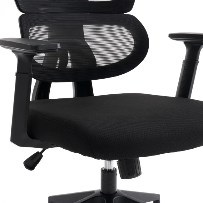 Cadrey pakoworld mesh black manager's office chair 67x64x120-128cm