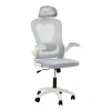 Office chair manager Delilah pakoworld mesh light grey