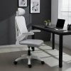 Office chair manager Delilah pakoworld mesh light grey