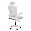 Office chair manager Delilah pakoworld mesh light grey