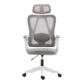Exeter pakoworld director's office chair white - mesh gray 50x58x119-129cm