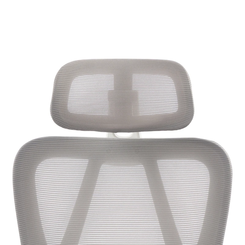 Exeter pakoworld director's office chair white - mesh gray 50x58x119-129cm
