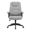 Καρέκλα γραφείου διευθυντή Kamora pakoworld ύφασμα γκρι 66x67x103-111εκ