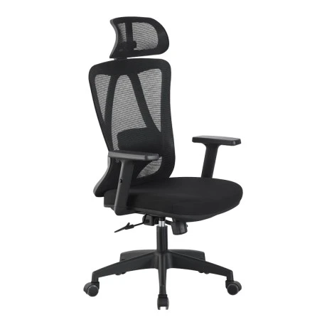 Καρέκλα γραφείου διευθυντή Magida pakoworld mesh μαύρο 58.5x66x115-125εκ