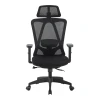 Καρέκλα γραφείου διευθυντή Magida pakoworld mesh μαύρο 58.5x66x115-125εκ