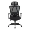 Καρέκλα γραφείου διευθυντή Magida pakoworld mesh μαύρο 58.5x66x115-125εκ