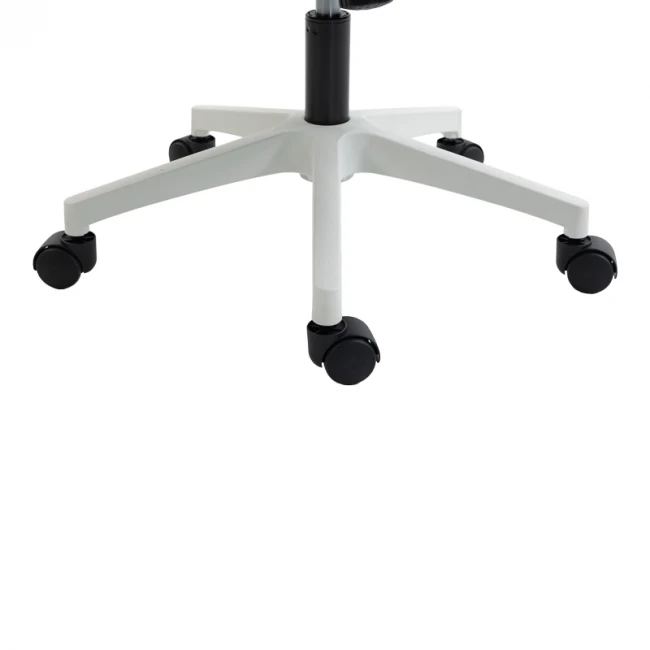 Καρέκλα γραφείου διευθυντή Mainz pakoworld λευκή mesh γκρι 50x60x112-122εκ