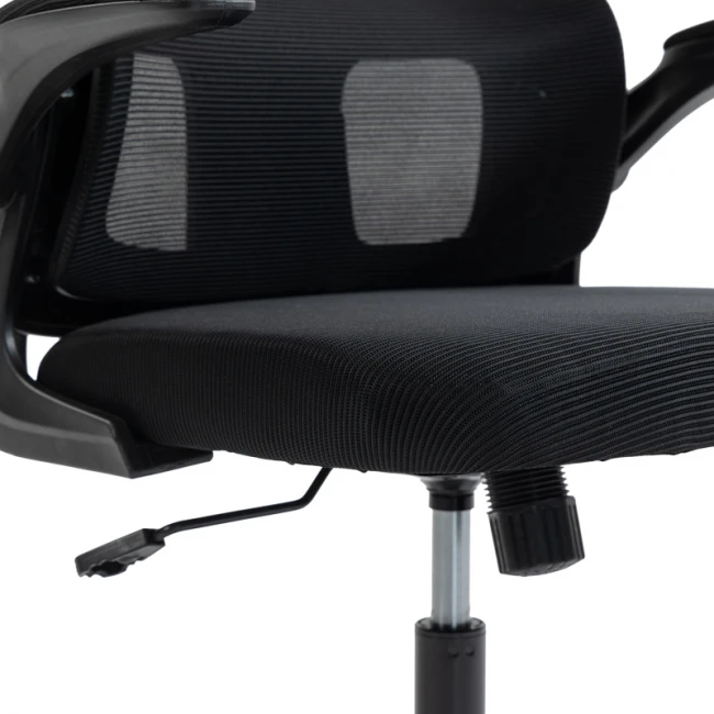 Director's office chair Mainz pakoworld mesh black color 50x60x112-122cm