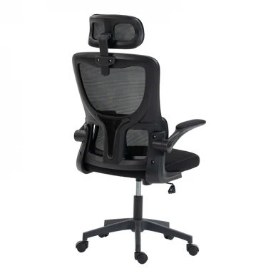 Director's office chair Mainz pakoworld mesh black color 50x60x112-122cm