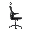 Director's office chair Mainz pakoworld mesh black color 50x60x112-122cm