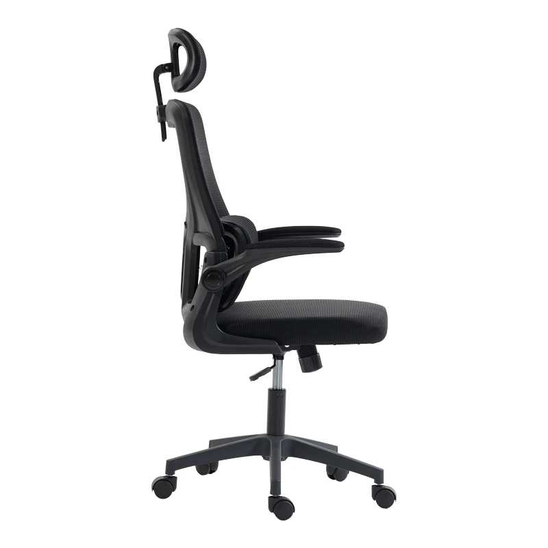 Director's office chair Mainz pakoworld mesh black color 50x60x112-122cm