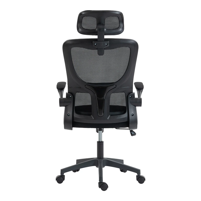 Director's office chair Mainz pakoworld mesh black color 50x60x112-122cm