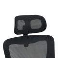 Director's office chair Mainz pakoworld mesh black color 50x60x112-122cm