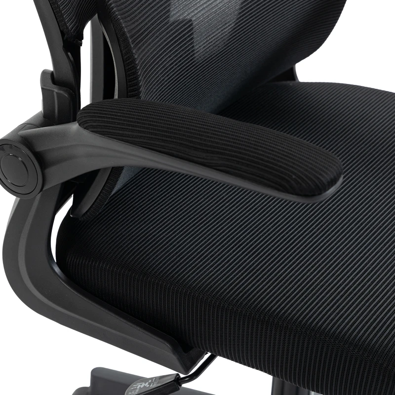 Director's office chair Mainz pakoworld mesh black color 50x60x112-122cm