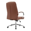 Director's office chair Normie pakoworld pu brown 58x65x103-111cm