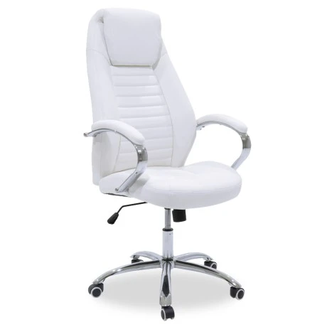 Sonar pakoworld manager office chair with PU in white color