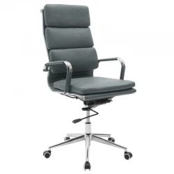 Manager office chair Tokyo pakoworld with pu grey antique colour